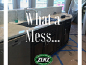 Renovations can get messy - Zinz Design in Youngstown, OH