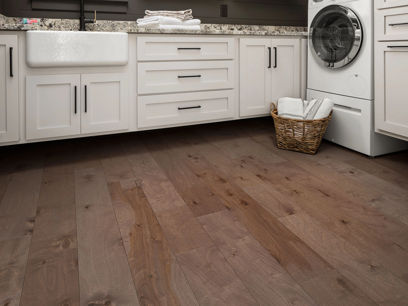 white bathroom cabinets and brown hardwood floor from Zinz Design & Selection Center, Inc. in Austintown, O